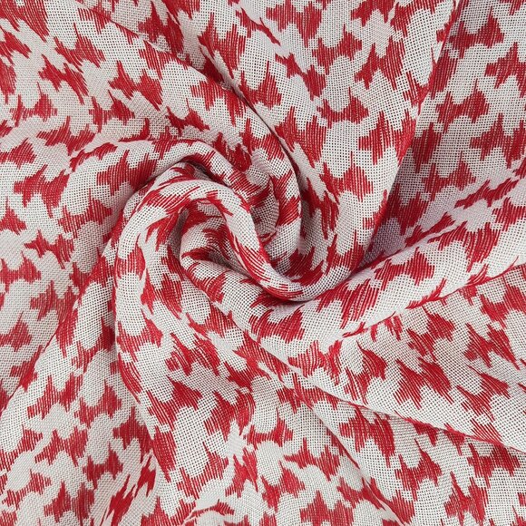 ⚡Men White Red 100% Cotton Military Shemagh Tactical Desert Keffiyeh Scarf Wrap - Picture 5 of 7
